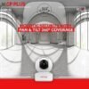 CP PLUS 4MP Wi-fi PT Home Security Smart Camera | 360˚ with Pan & Tilt | Two Way Talk | Cloud Monitoring | Motion Detect | Night Vision | Supports SD Card (Up to 128 GB) | Alexa & OK Google - CP-E41A - Image 2